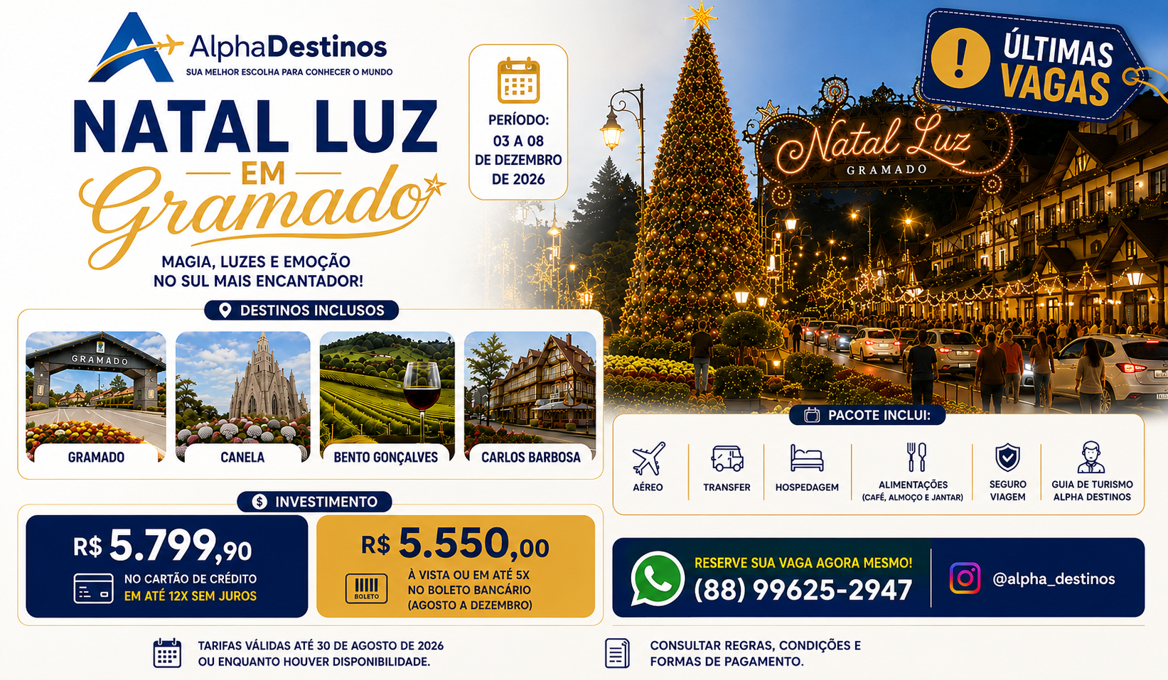 NATAL LUZ GRAMADO 2026